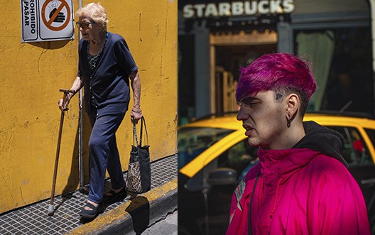 Movimiento urbano en el curso intermedio de fotografía