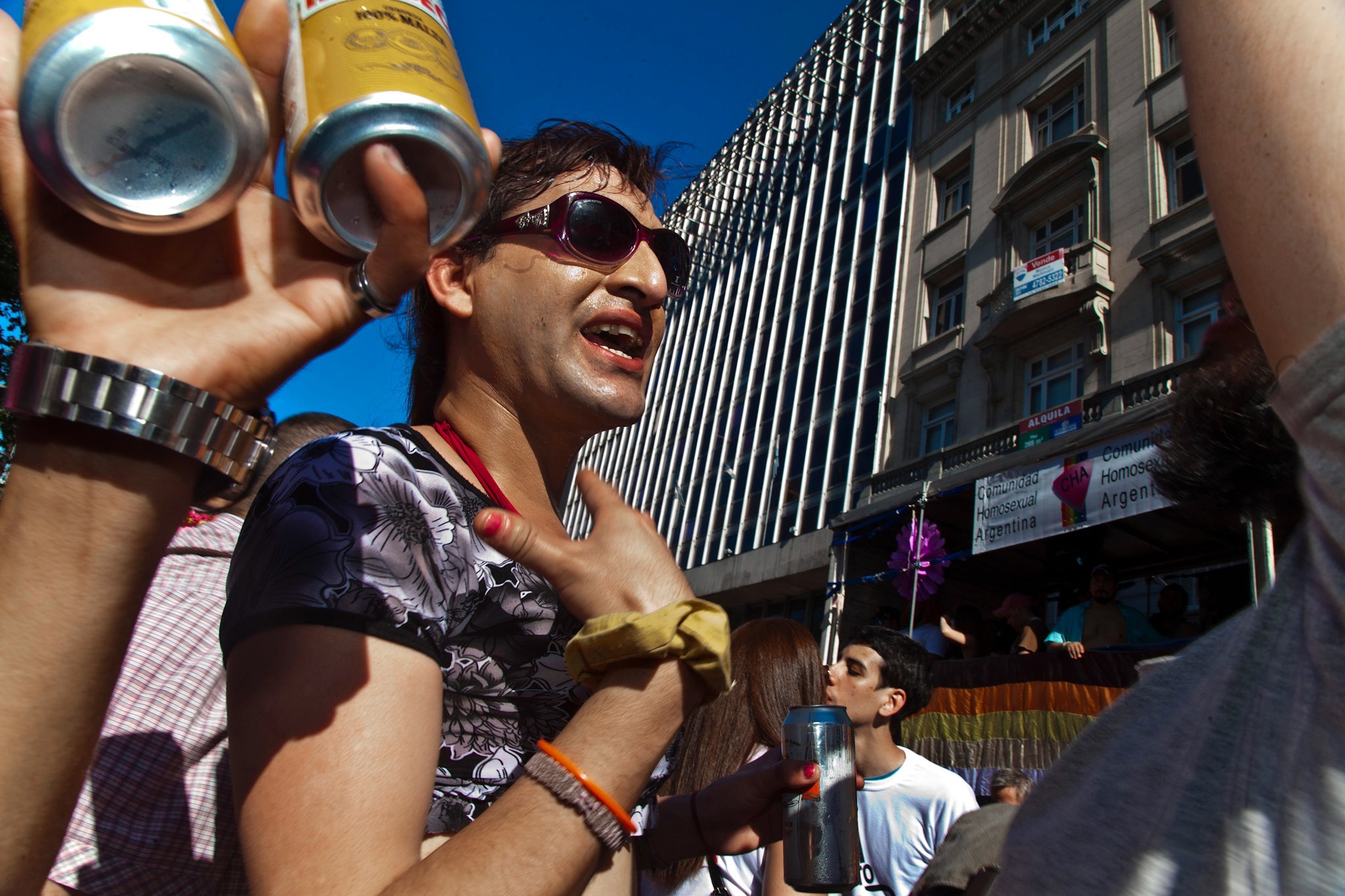 Cobertura fotográfica de la Marcha del Orgullo en Buenos Aires