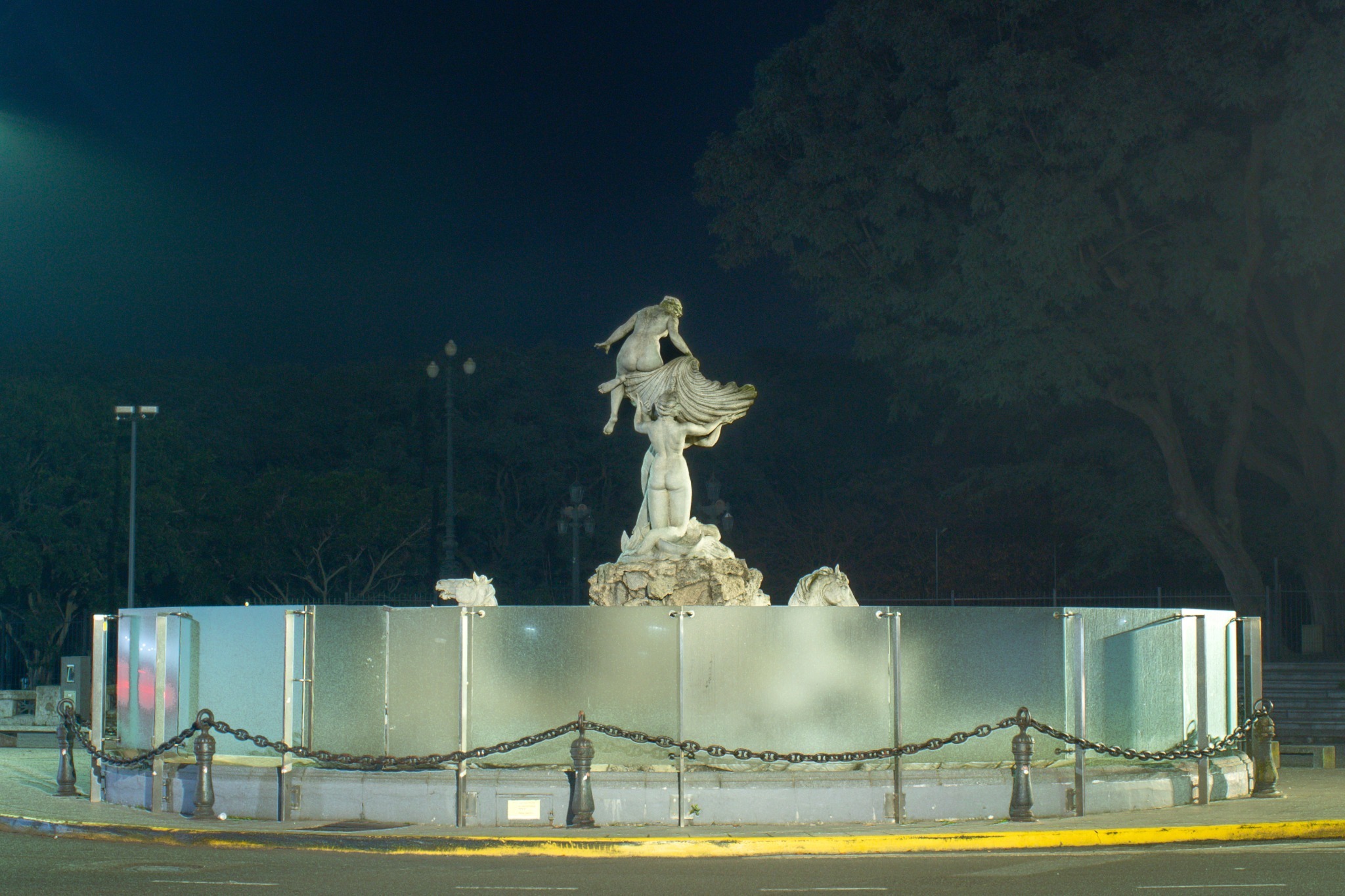 Fotografía nocturna urbana realizada en Buenos Aires