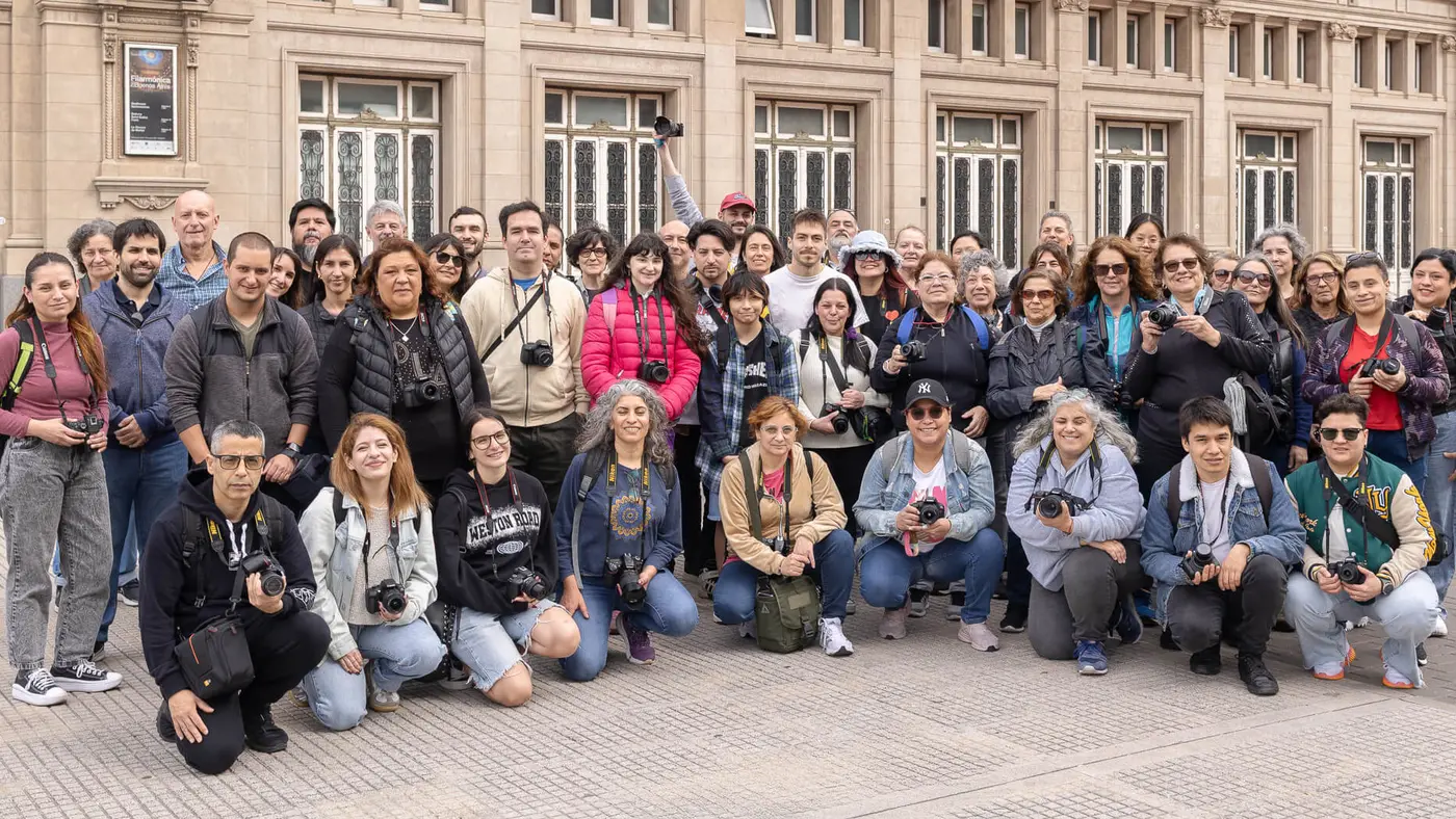 Alumnos de los cursos de fotografía de Foto San Telmo en Buenos Aires